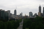 Melbourne: View from Shrine of Remembrance