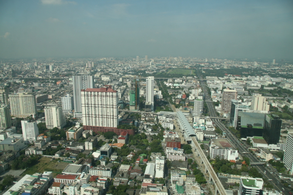 Bangkok:Blick vom Bayoke Sky Hotel
