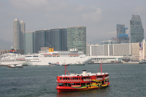Hongkong: Blick nach KowloonBlick nach Kowloon