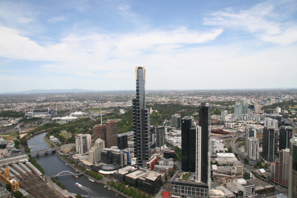 Melbourne: View from Melbourne Observation Deck