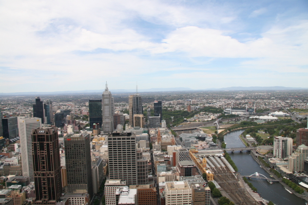 Melbourne: View from Melbourne Observation Deck