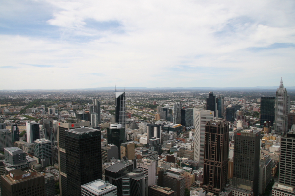 Melbourne: View from Melbourne Observation Deck