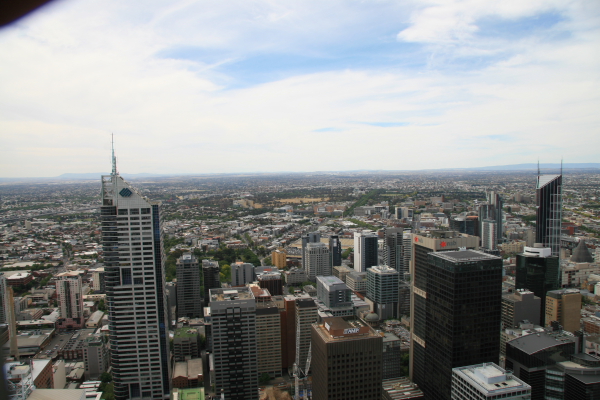 Melbourne: View from Melbourne Observation Deck