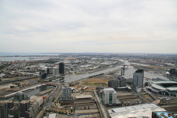 Melbourne: View from Melbourne Observation Deck