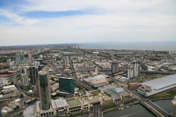 Melbourne: View from Melbourne Observation Deck