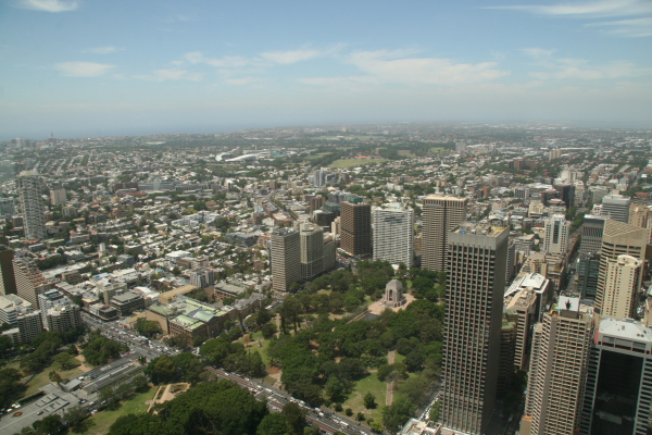 Sydney: View from Sydney Tower