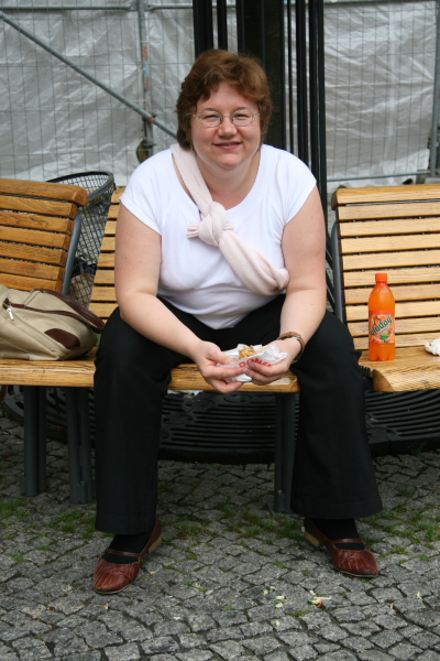 Berlin: Der Grund meines Besuchs: Natürlich Alina und nicht der Döner