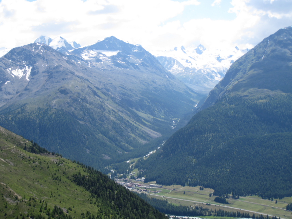  Diverse: Roseggtal vom Muoattas Muragl