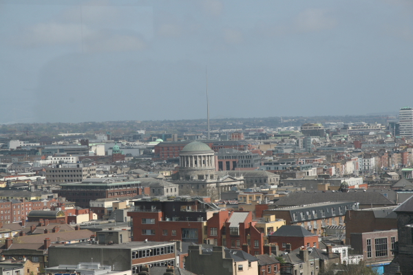 Dublin: Blick von der Gravity Bar auf Dublin