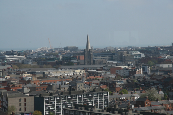 Dublin: Blick von der Gravity Bar auf Dublin