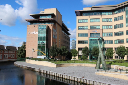  Dublin: Building at Grand Canal Docks