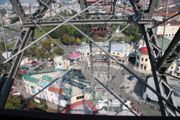 Wien: Blick vom Riesenrad im Prater
