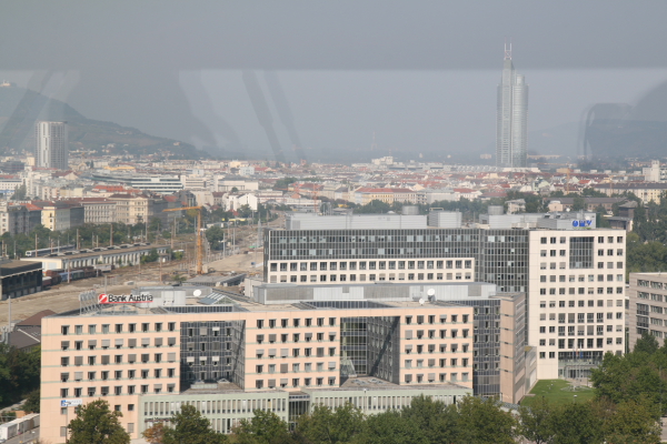 Wien: Blick vom Riesenrad im Prater