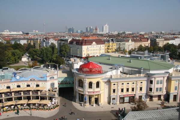 Wien: Prater von oben