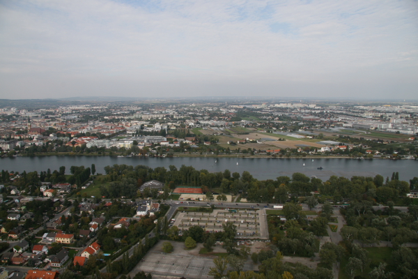 Wien: Blick vom Donauturm