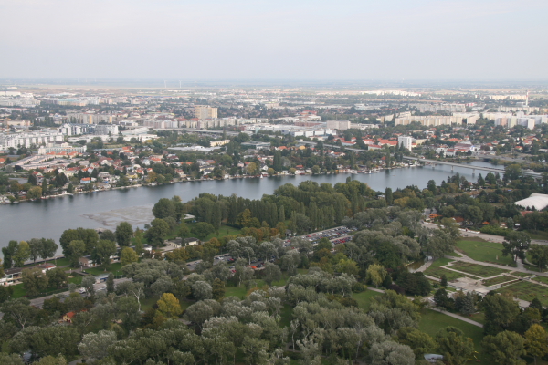 Wien: Blick vom Donauturm